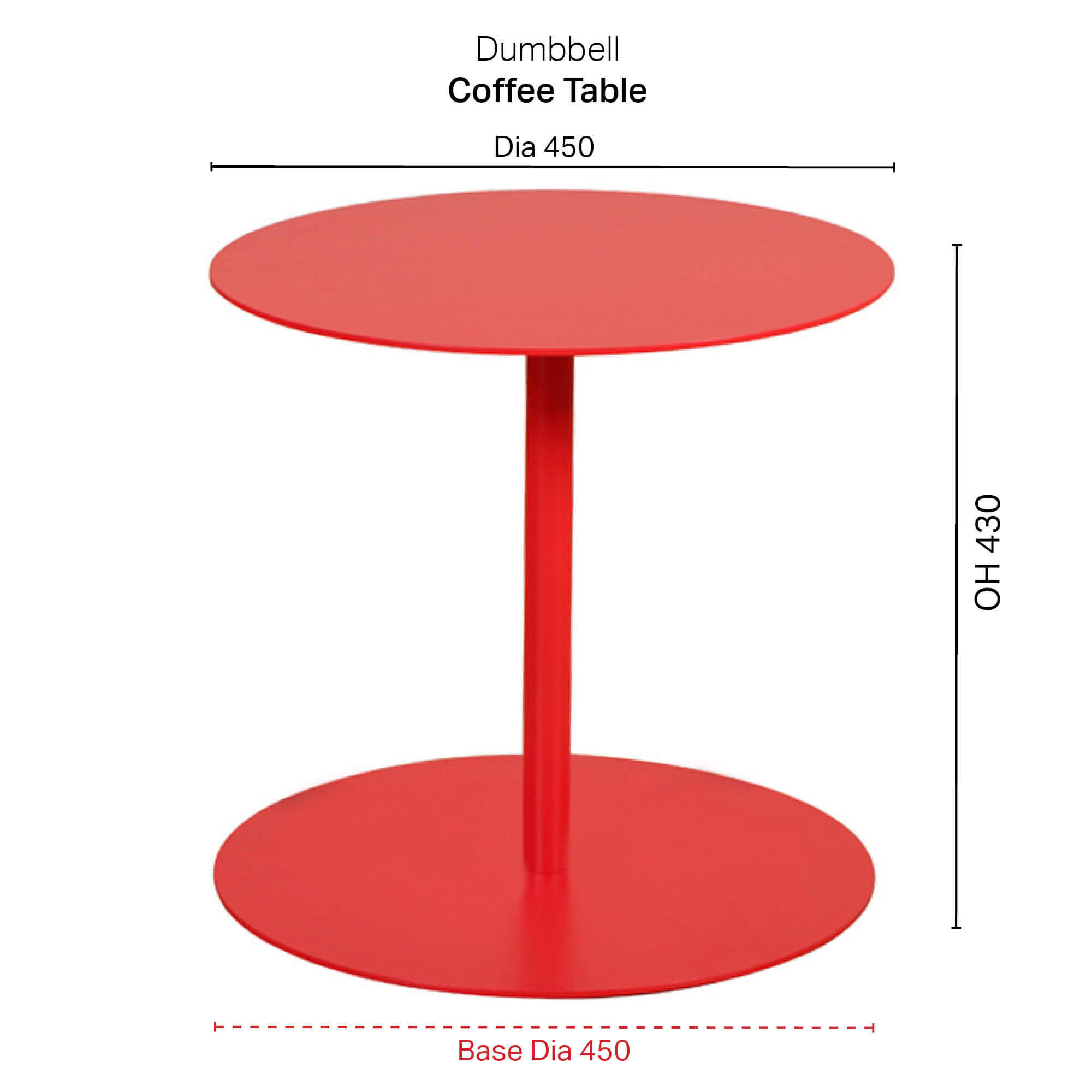 Dumbbell Coffee Table