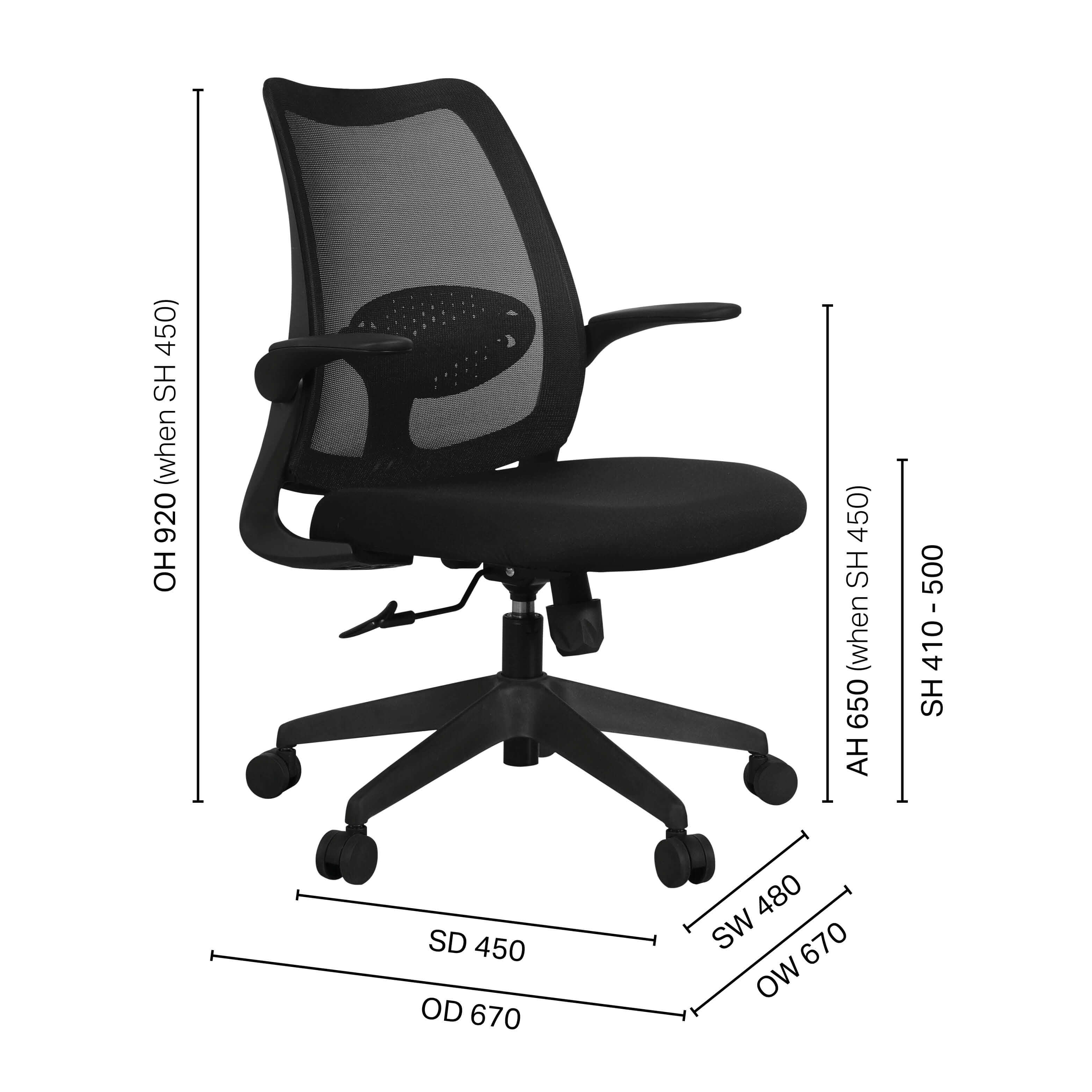 Jacqueline Midback Office Chair