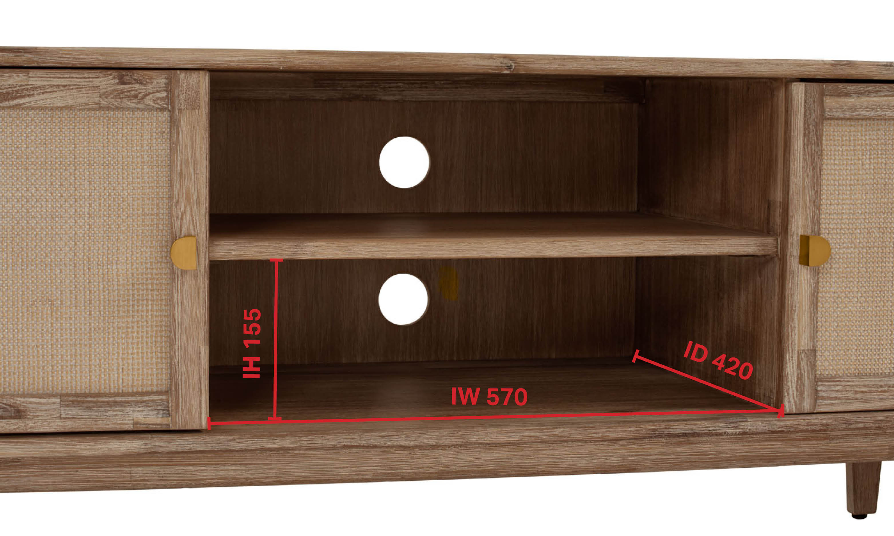 Jordan TV Console - W1650