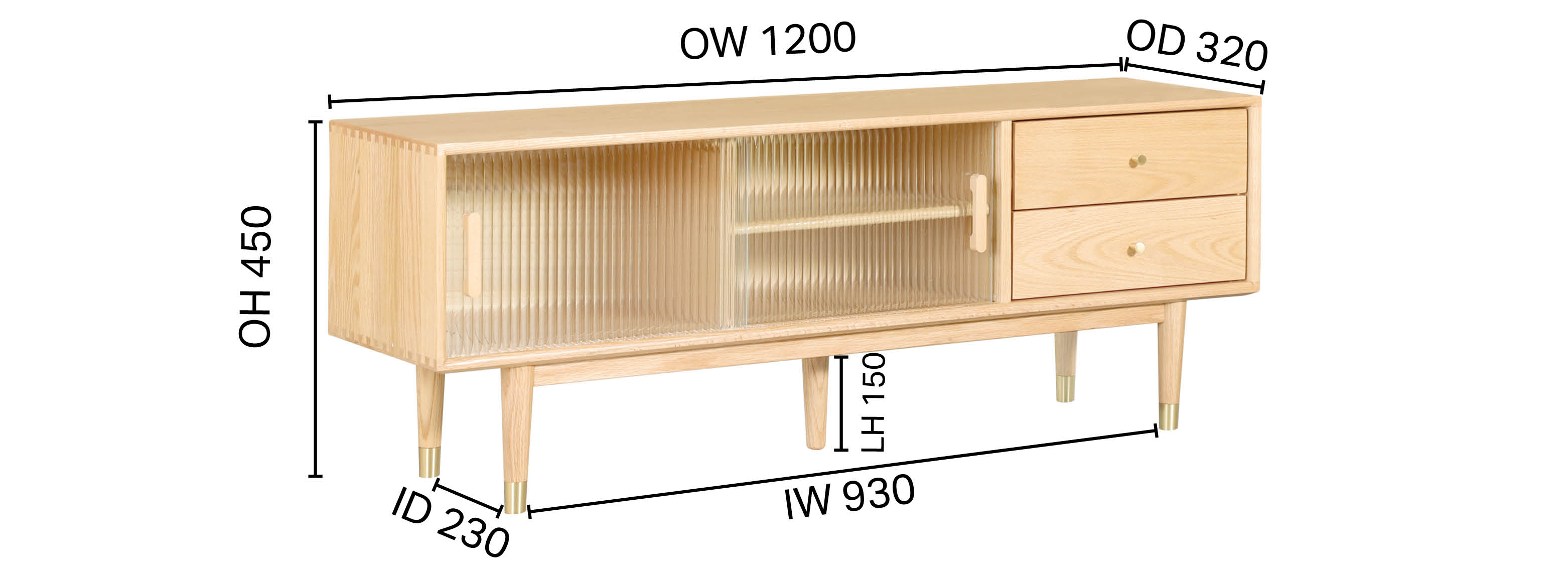Karl TV Console - W1200