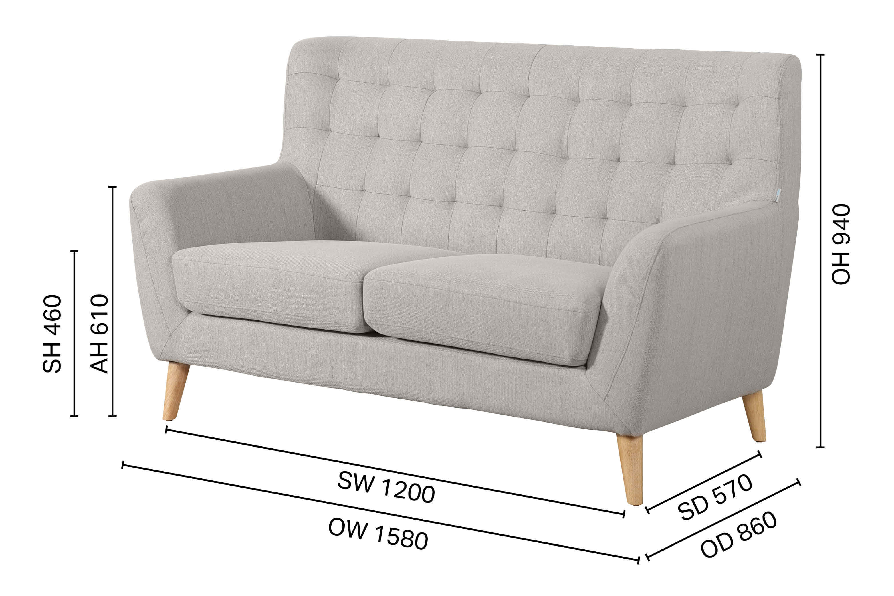 Kayama 2–Seater Sofa