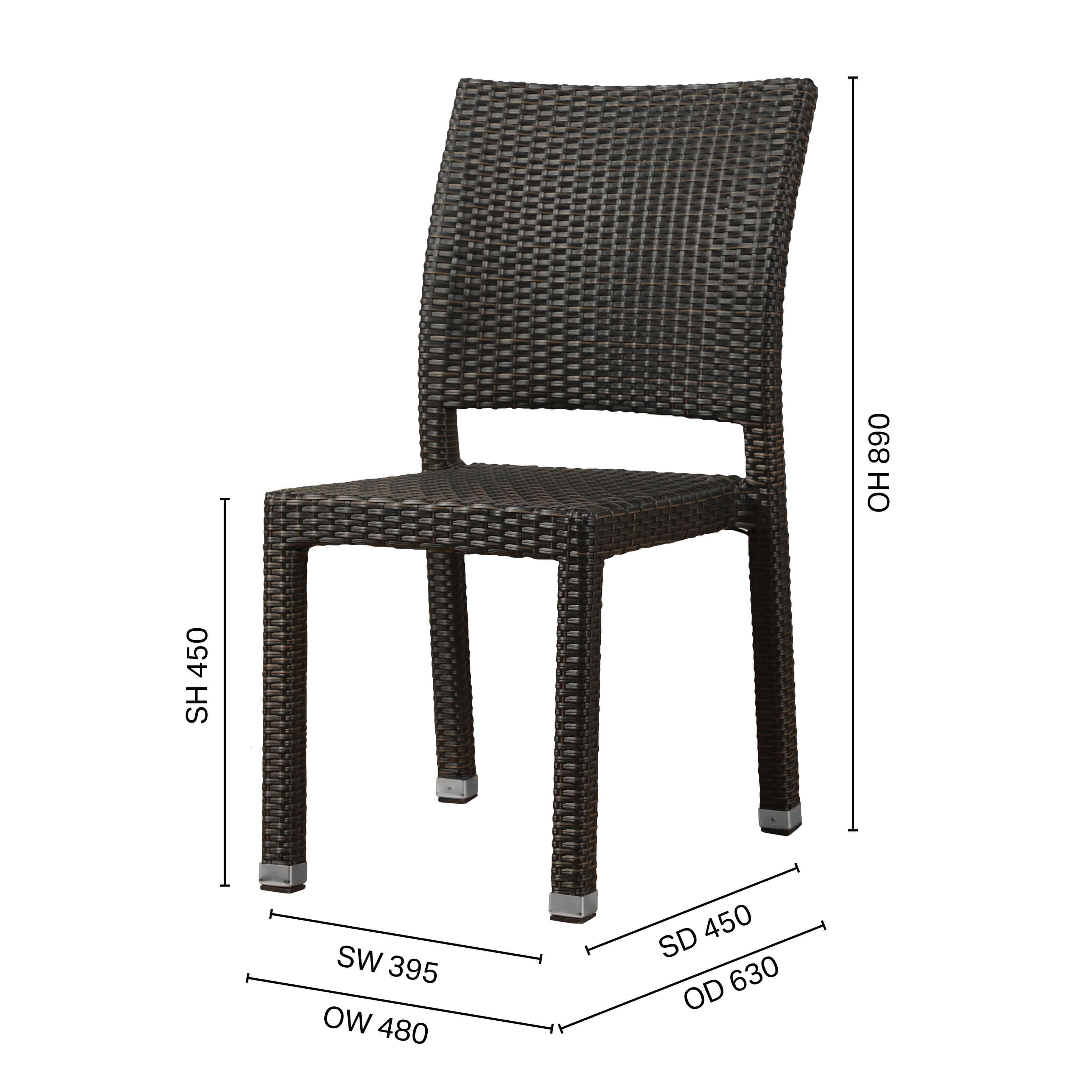 Maldives Outdoor Sidechair