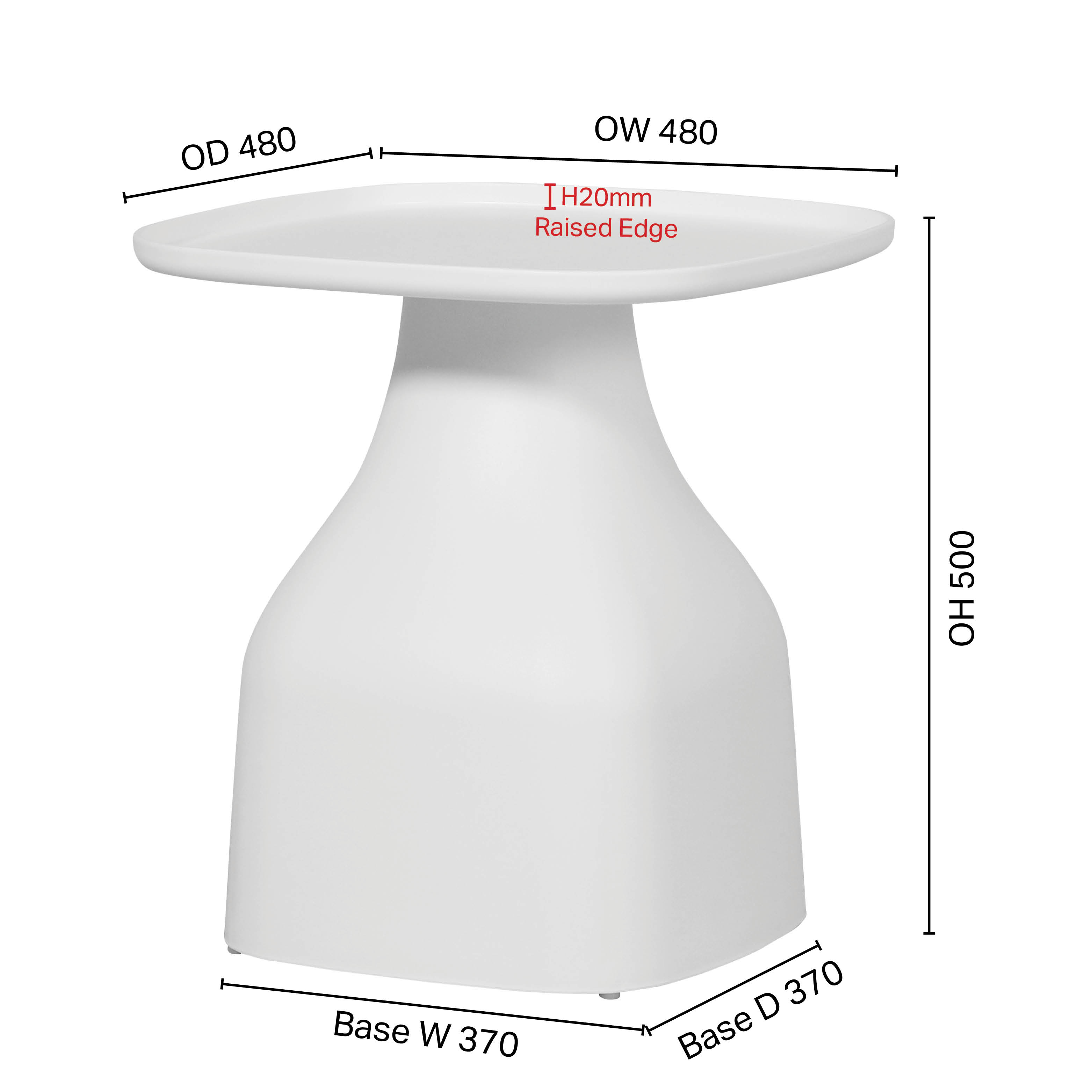 Shoggi Coffee Table – H500