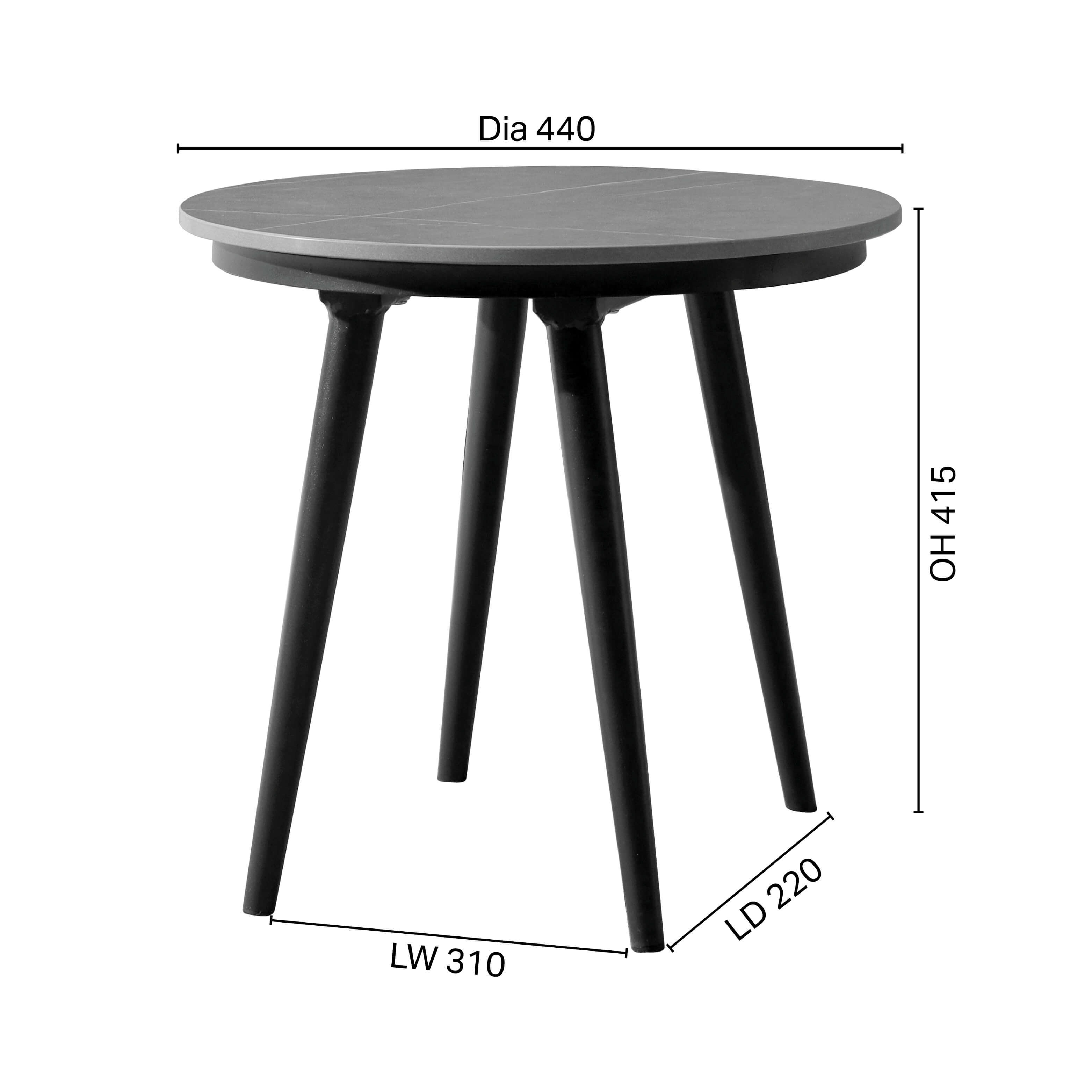 Sintered x Tino Outdoor Coffee Table – Small - (Sintered)