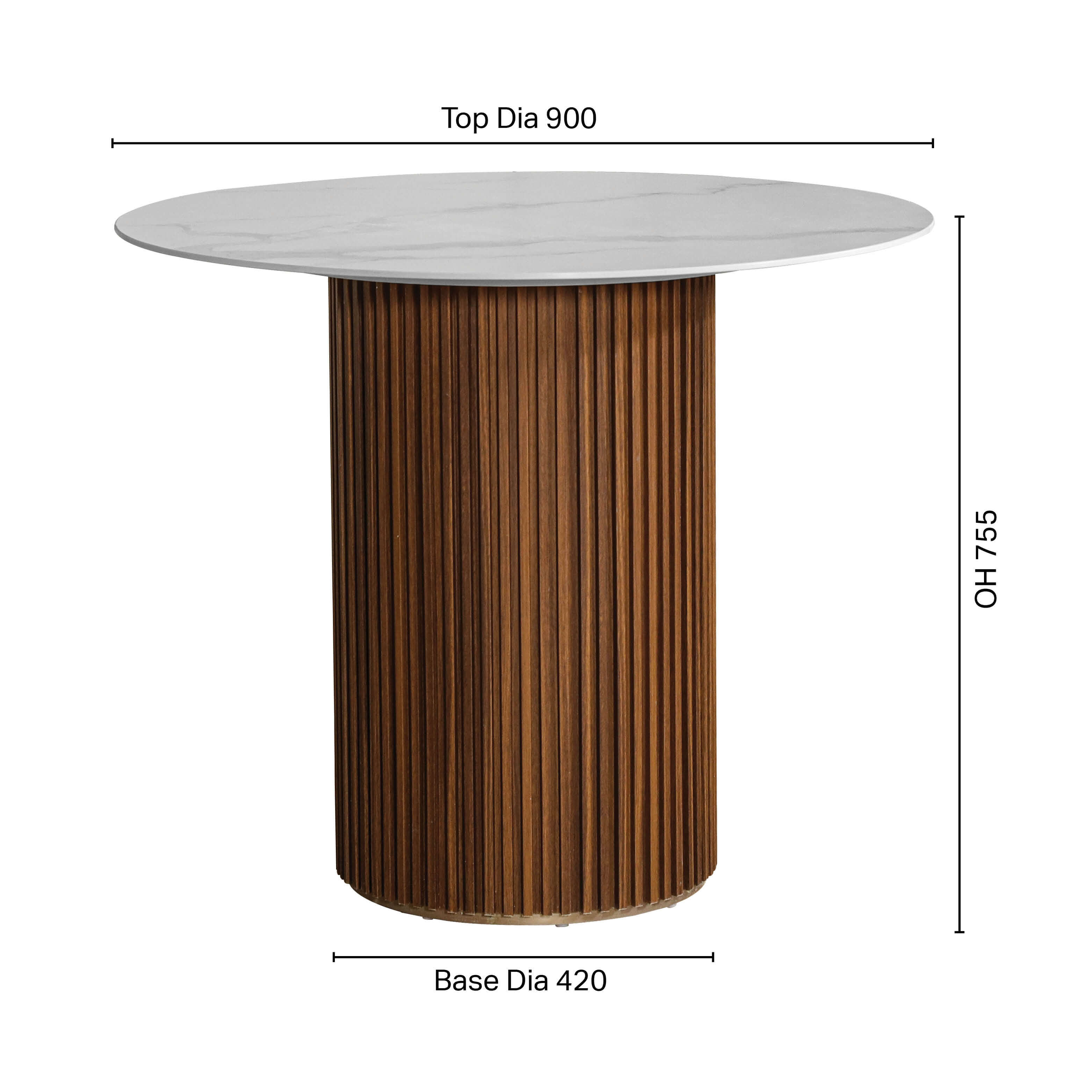 Sintered x Ohio Dining Table - Dia900