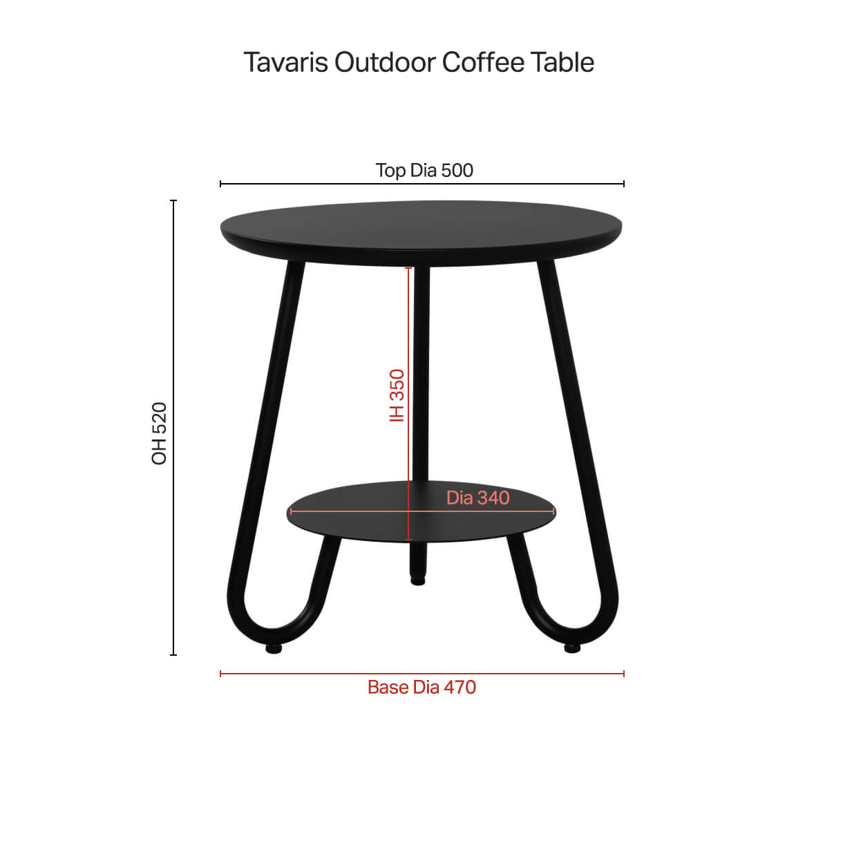 Tavaris Outdoor Coffee Table