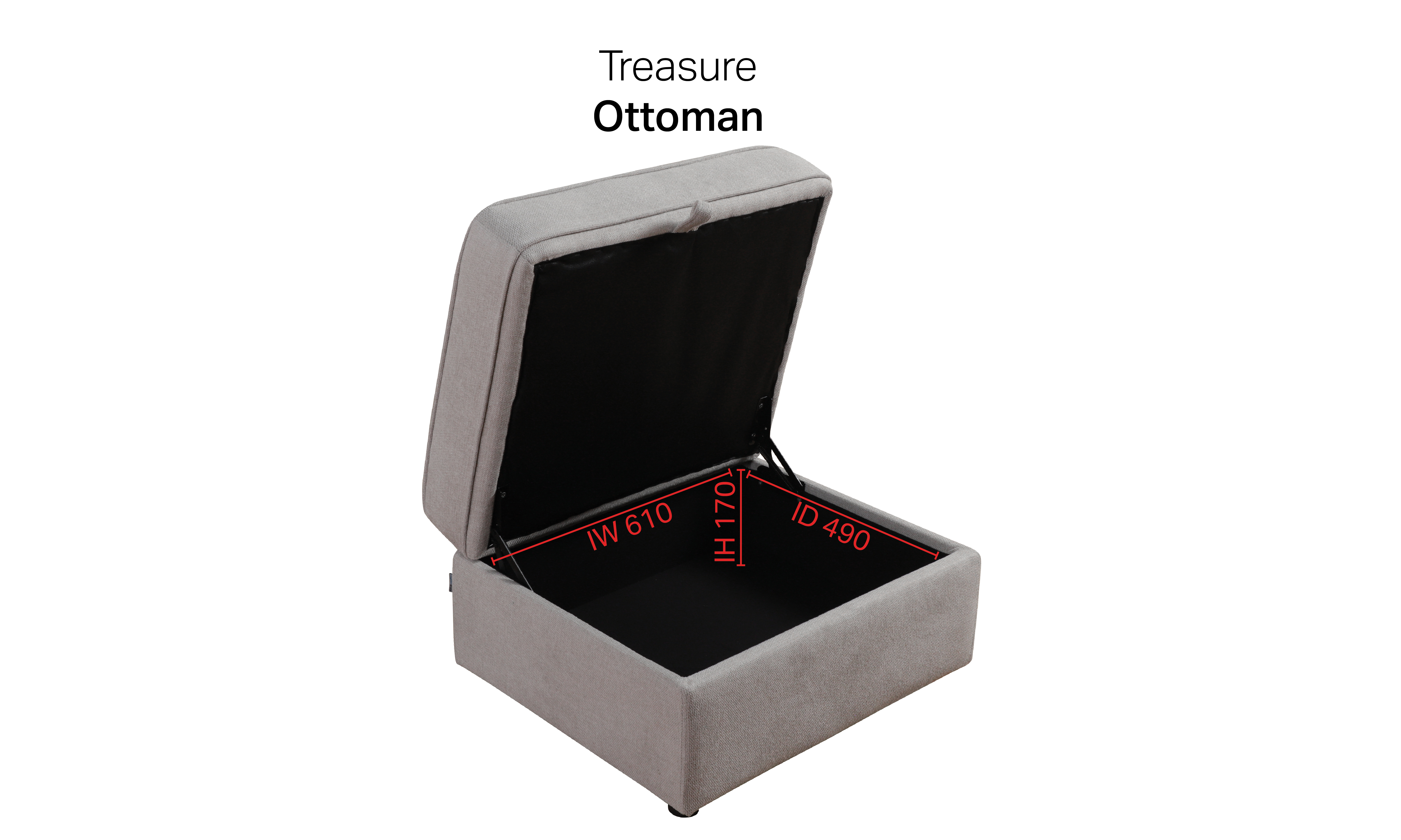 Treasure Ottoman (Storage)