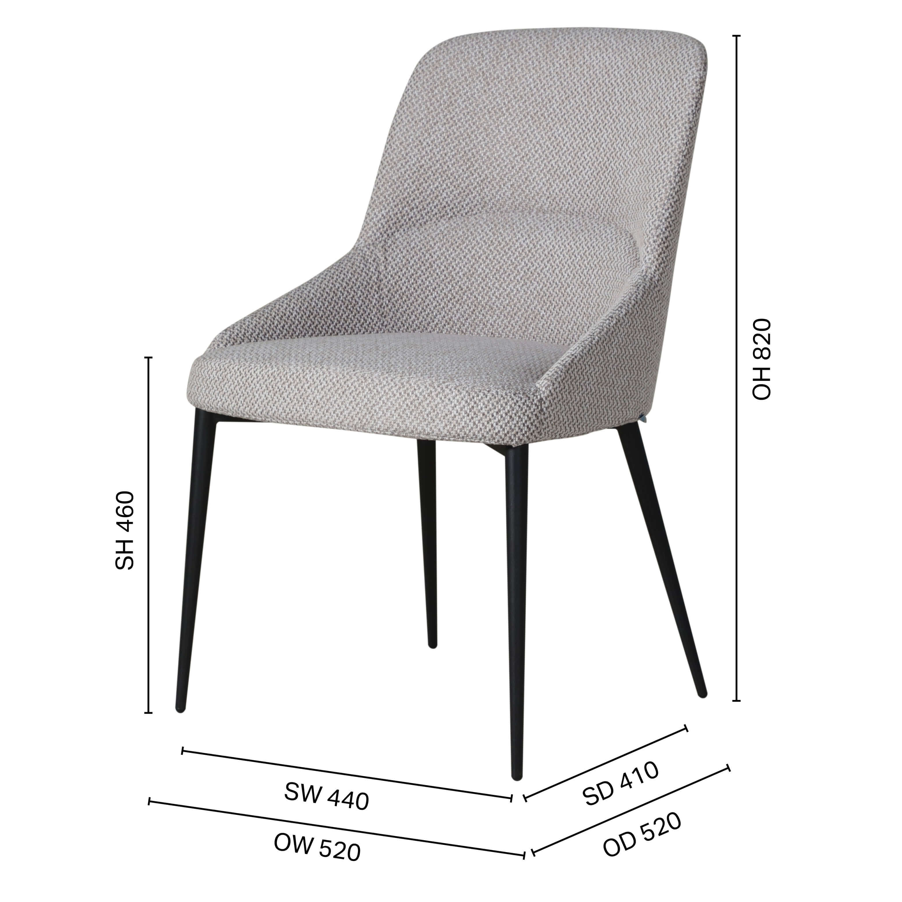 Wena Side chair - Normal Stitching