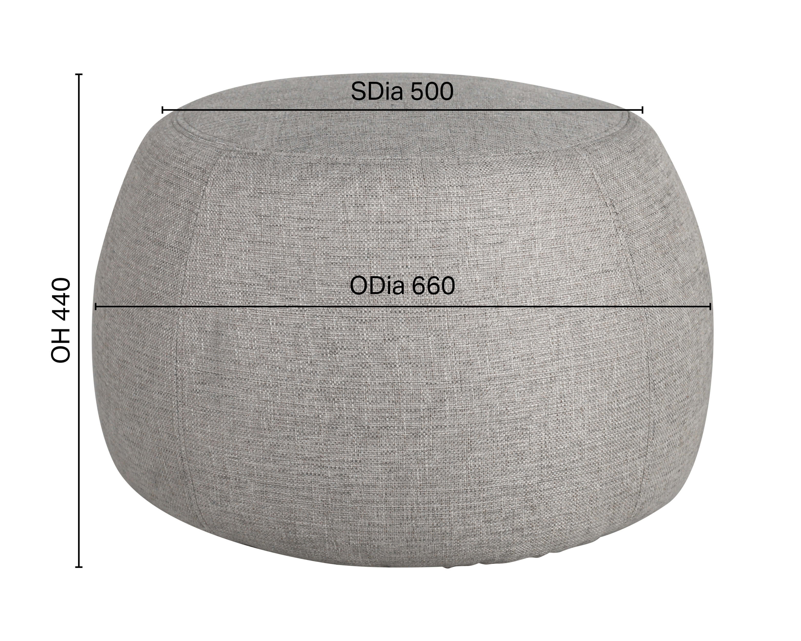 Chimo Pouf / Ottoman – Medium