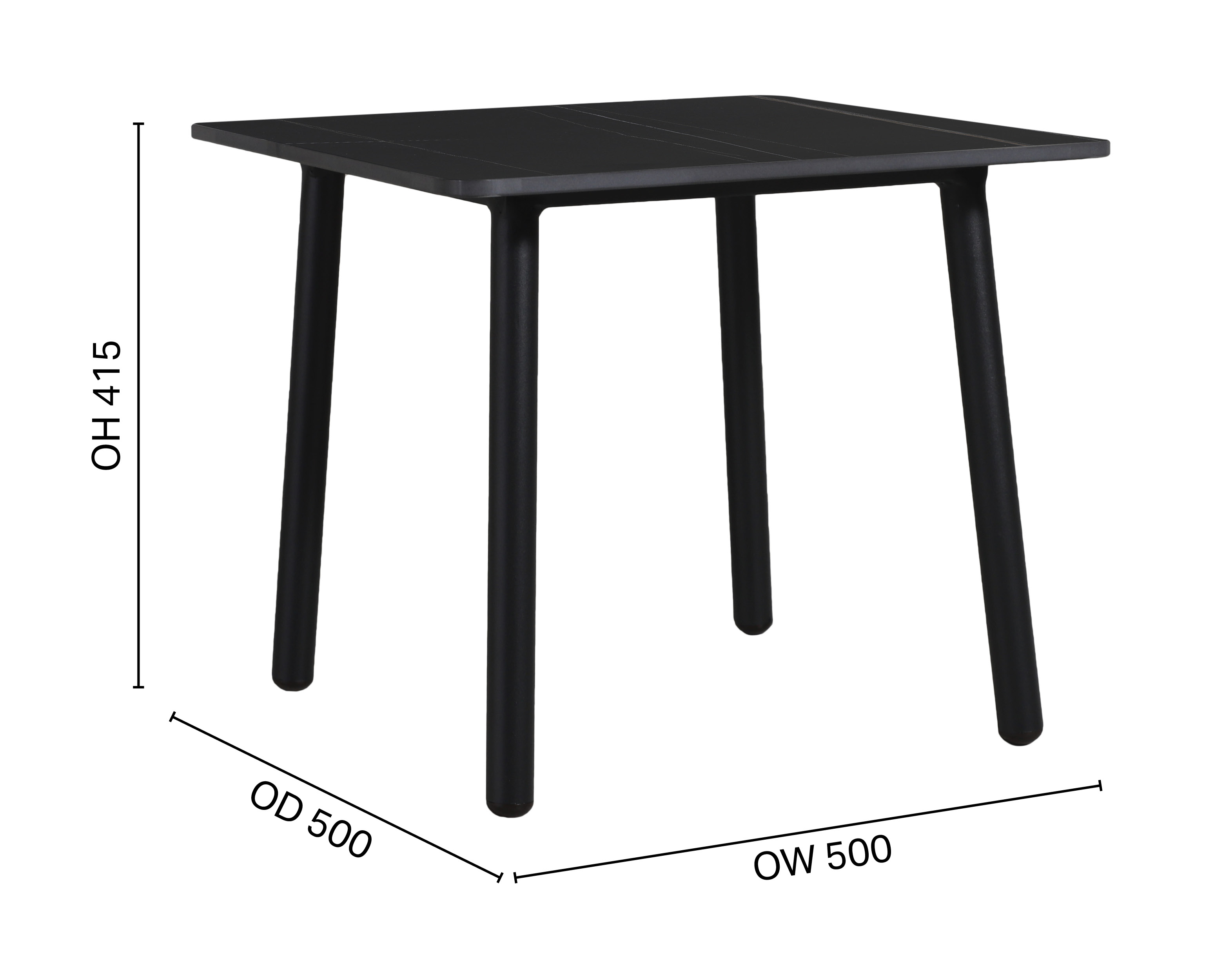 Linnear Outdoor Coffee Table - W500 (Sintered)