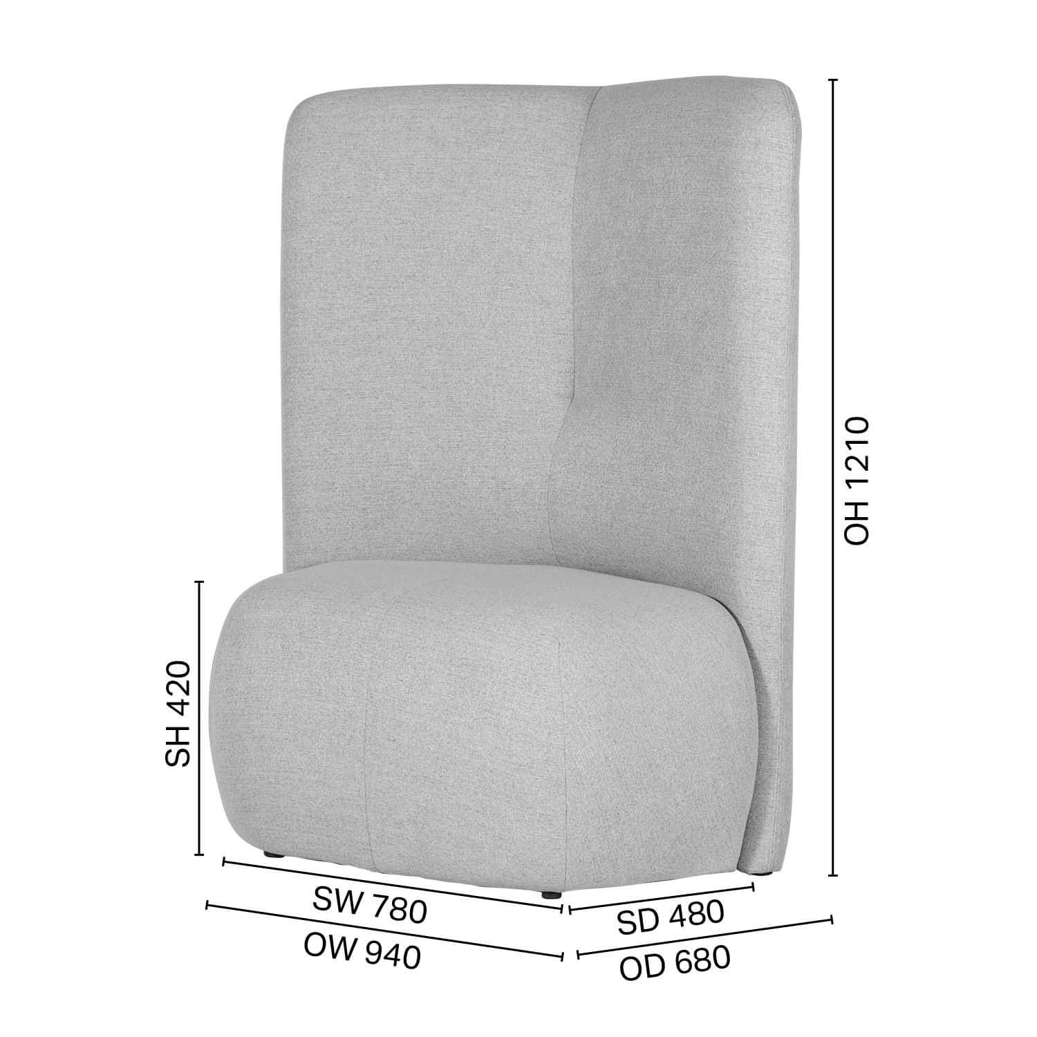 Perez Lounger - High Back