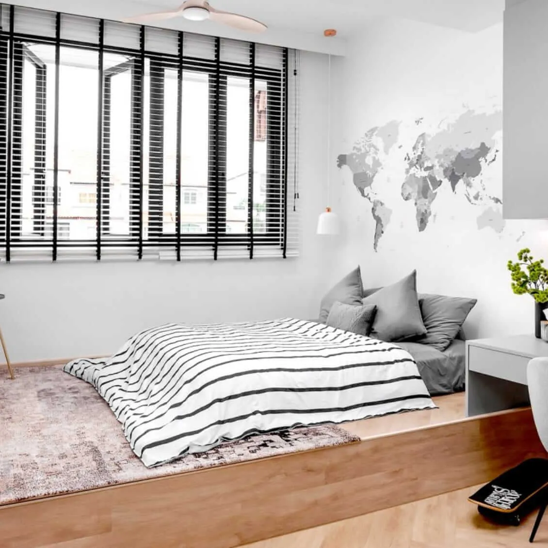 Bedroom Setup Ideas With Baton Sleep High Quality Foam Mattress - Comfort Furniture