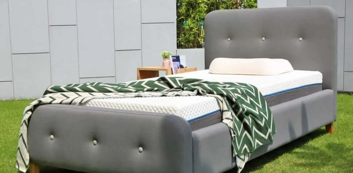 Single Bed Frame Setup with High Density Memory Foam Mattress - Comfort Furniture